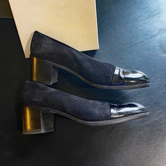 Joan and David Too - Antwerp Pony Black Shoes - Sz 10 med - Picture 2 of 7